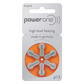 Elem hallokészülékbe P13 POWER ONE VARTA 6 db.