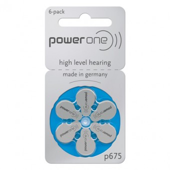 Elem hallokészülékbe P675 POWER ONE VARTA 6 db.