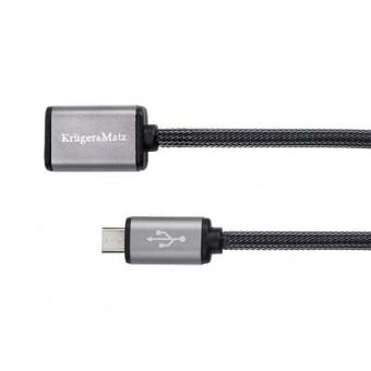 Krüger&Matz USB-Micro USB kábel OTG 0,2m