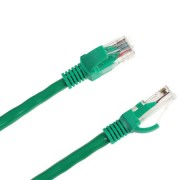 UTP kábel 5e, dugó-dugó 2m zöld